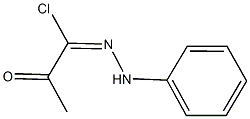 2-oxo-N-phenylpropanehydrazonoyl chloride Struktur