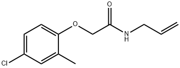 N-allyl-2-(4-chloro-2-methylphenoxy)acetamide Struktur