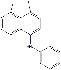 N-(1,2-dihydro-5-acenaphthylenyl)-N-phenylamine Struktur