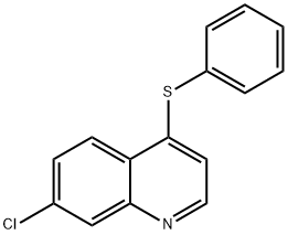 7-chloro-4-(phenylsulfanyl)quinoline Struktur