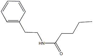 N-(2-phenylethyl)pentanamide Struktur