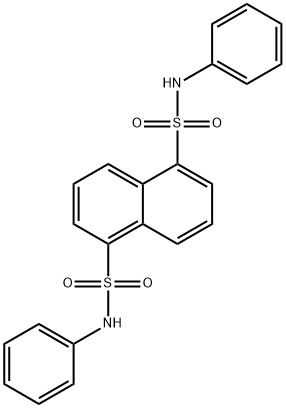 N~1~,N~5~-diphenyl-1,5-naphthalenedisulfonamide Struktur