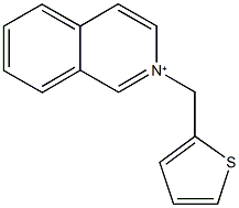 2-(2-thienylmethyl)isoquinolinium Struktur