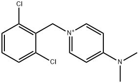 1-(2,6-dichlorobenzyl)-4-(dimethylamino)pyridinium Struktur