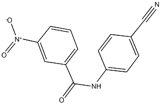 N-(4-cyanophenyl)-3-nitrobenzamide Struktur