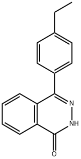 4-(4-ethylphenyl)-1(2H)-phthalazinone Struktur