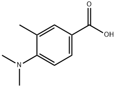 4-(dimethylamino)-3-methylbenzoic acid Struktur