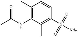 N-[3-(aminosulfonyl)-2,6-dimethylphenyl]acetamide Struktur