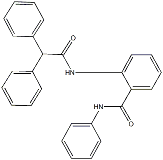 2-[(diphenylacetyl)amino]-N-phenylbenzamide Struktur