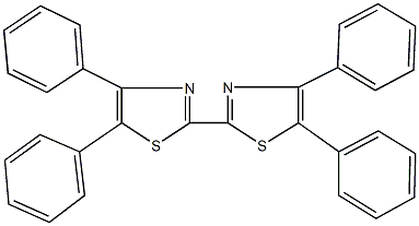 4,4',5,5'-tetraphenyl-2,2'-bis(1,3-thiazole) Struktur