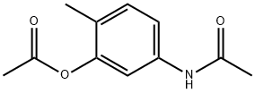 5-(acetylamino)-2-methylphenylacetate Struktur