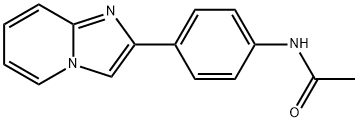 N-(4-imidazo[1,2-a]pyridin-2-ylphenyl)acetamide Struktur