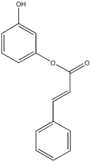 3-hydroxyphenyl 3-phenylacrylate Struktur