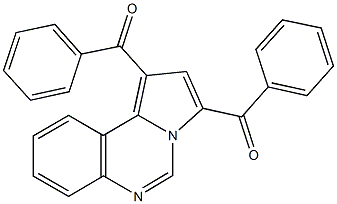 (3-benzoylpyrrolo[1,2-c]quinazolin-1-yl)(phenyl)methanone Struktur