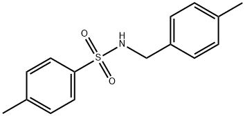 4-methyl-N-(4-methylbenzyl)benzenesulfonamide Struktur