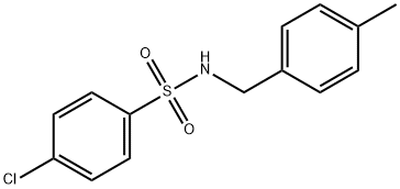 4-chloro-N-(4-methylbenzyl)benzenesulfonamide Struktur