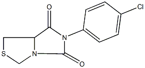 6-(4-chlorophenyl)-1H-imidazo[1,5-c][1,3]thiazole-5,7(6H,7aH)-dione Struktur