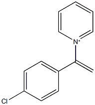 1-[1-(4-chlorophenyl)vinyl]pyridinium Struktur