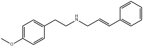 N-cinnamyl-N-[2-(4-methoxyphenyl)ethyl]amine Struktur