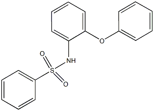 N-(2-phenoxyphenyl)benzenesulfonamide Struktur