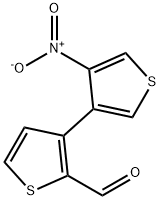 3-nitro-2'-formyl-3',4-bithiophene Struktur