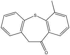 6-methyldibenzo[b,f]thiepin-10(11H)-one Struktur