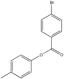 4-methylphenyl4-bromobenzoate Struktur