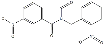 5-nitro-2-{2-nitrobenzyl}-1H-isoindole-1,3(2H)-dione Struktur