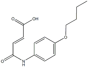 4-(4-butoxyanilino)-4-oxo-2-butenoic acid Struktur