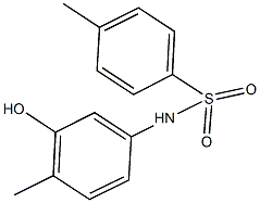 N-(3-hydroxy-4-methylphenyl)-4-methylbenzenesulfonamide Struktur