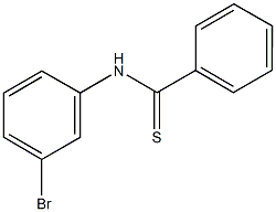 N-(3-bromophenyl)benzenecarbothioamide Struktur