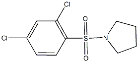 1-(2,4-dichlorophenylsulfonyl)pyrrolidine Struktur