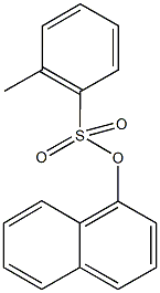 1-naphthyl 2-methylbenzenesulfonate Struktur