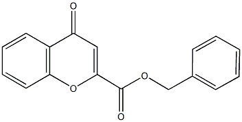 benzyl 4-oxo-4H-chromene-2-carboxylate Struktur