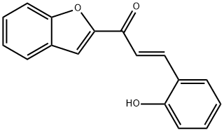 1-(1-benzofuran-2-yl)-3-(2-hydroxyphenyl)-2-propen-1-one Struktur