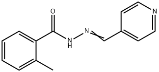 2-methyl-N'-(4-pyridinylmethylene)benzohydrazide Struktur