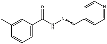 3-methyl-N'-(4-pyridinylmethylene)benzohydrazide Struktur