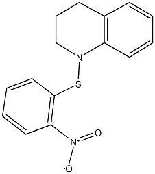 1-({2-nitrophenyl}sulfanyl)-1,2,3,4-tetrahydroquinoline Struktur