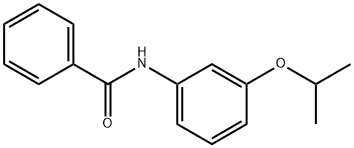 N-(3-isopropoxyphenyl)benzamide Struktur