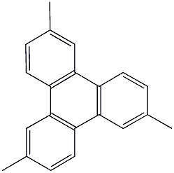 2,6,10-trimethyltriphenylene Struktur