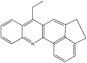 7-ethyl-4,5-dihydroindeno[1,7-bc]acridine Struktur