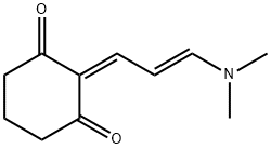 2-[3-(dimethylamino)-2-propenylidene]-1,3-cyclohexanedione Struktur