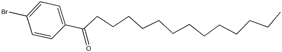 1-(4-bromophenyl)-1-tetradecanone Struktur