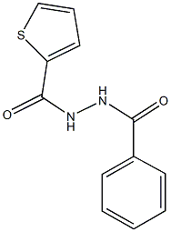 N'-benzoyl-2-thiophenecarbohydrazide Struktur