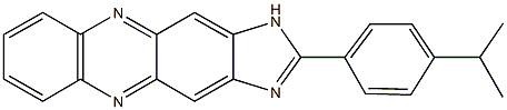 2-(4-isopropylphenyl)-1H-imidazo[4,5-b]phenazine Struktur