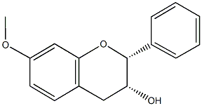 7-methoxy-2-phenyl-3-chromanol Struktur