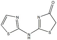 2-(1,3-thiazol-2-ylamino)-1,3-thiazol-4(5H)-one Struktur