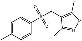 3,5-dimethyl-4-{[(4-methylphenyl)sulfonyl]methyl}isoxazole Struktur