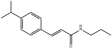 3-(4-isopropylphenyl)-N-propylacrylamide Struktur