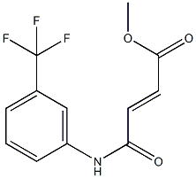 methyl4-oxo-4-[3-(trifluoromethyl)anilino]-2-butenoate Struktur